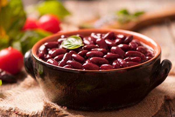 Bowl of beans.
