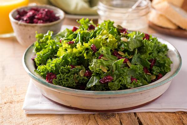 Dish of kale.