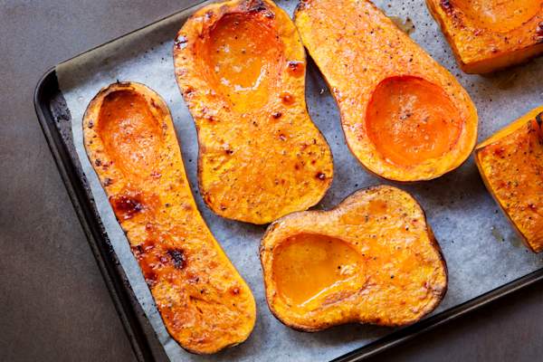 Roasted winter squash.