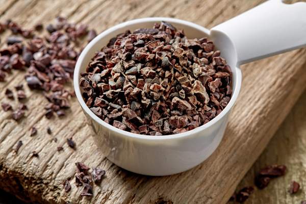 Cacao nibs.