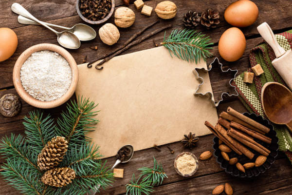 Holiday baking supplies.