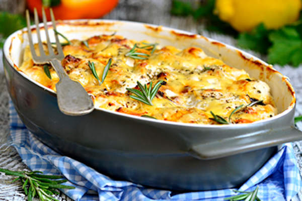 Casserole dish.