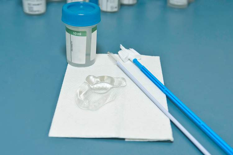 Equipment used for a Pap test.