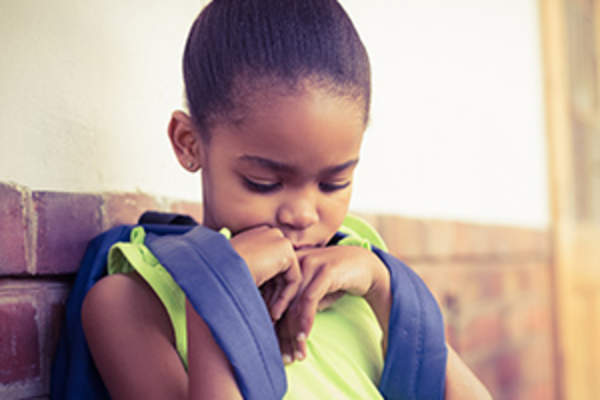 girl bullied at school image