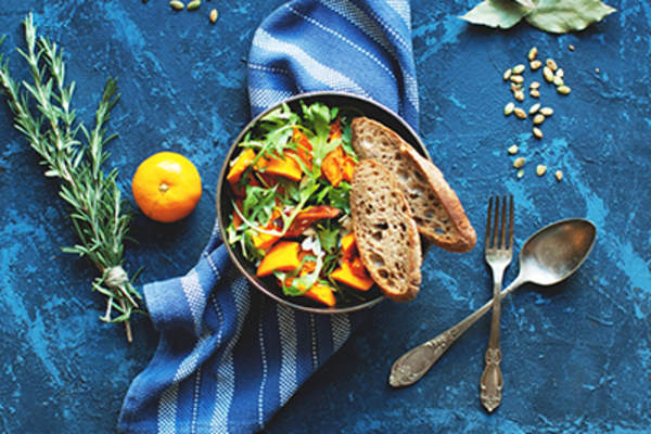 Pumpkin salad.