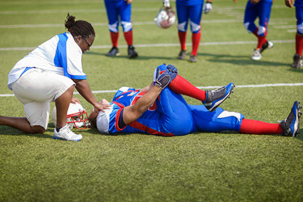 Injured Football Player