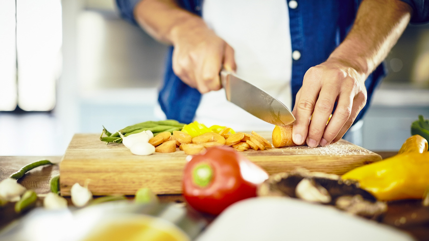 Cutting vegetables