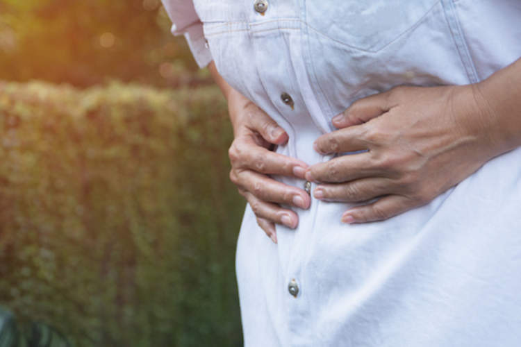 Stomach pain from Ulcerative Colitis.