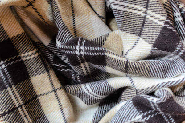 Soft throw blanket.