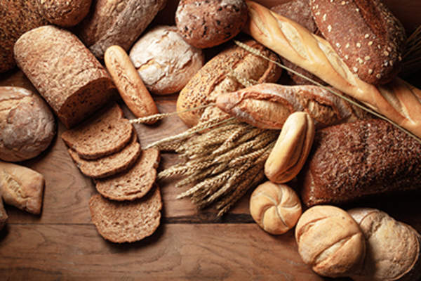 Various types of bread.