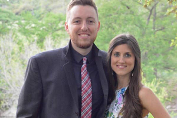 Sabrina Skiles with her husband
