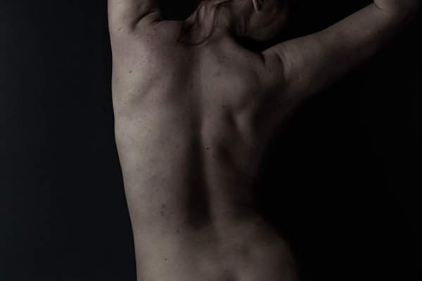 woman's bare back
