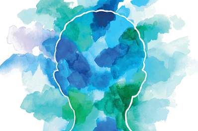 Water color brain activity.