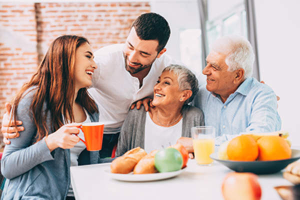 Happy family.