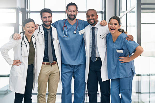 diverse medical team image
