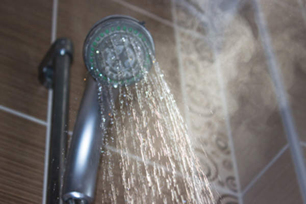Hot shower.