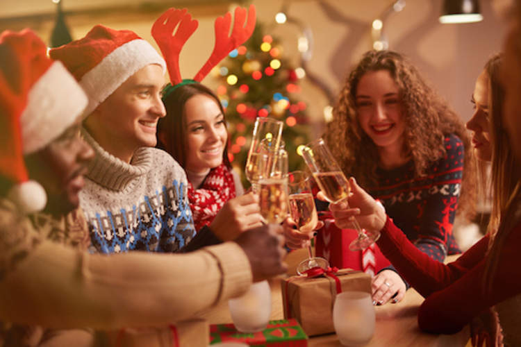 Toasting the holiday