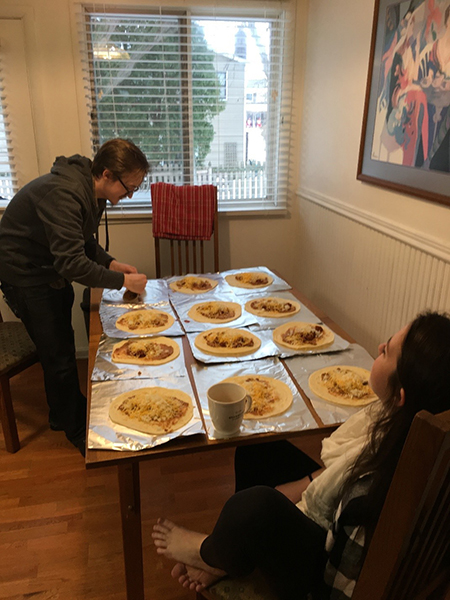 Changing the focus for the holidays - burrito fun