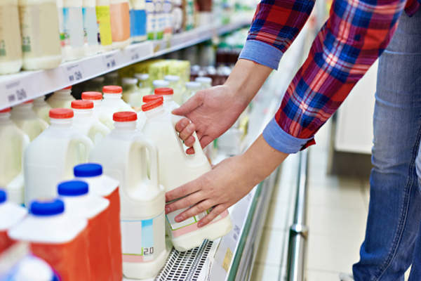 buying milk image