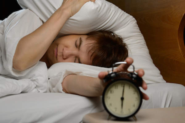 Bad night's sleep doesn't want to get up.