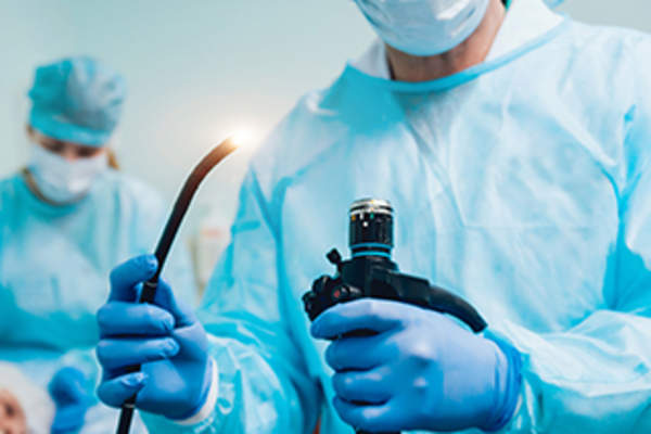 Endoscopy for a colonoscopy.