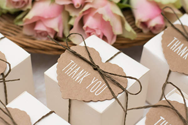 Thank you gifts.