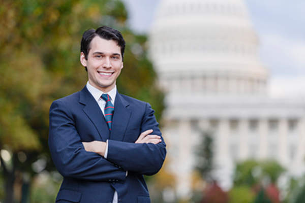 Young congressional staffer.