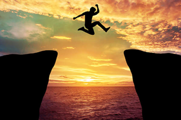 Man jump