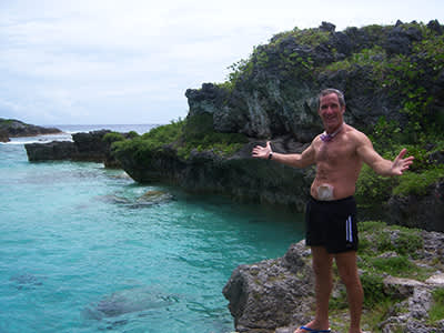 Swimming with sea snakes, Niue Island, South Pacific