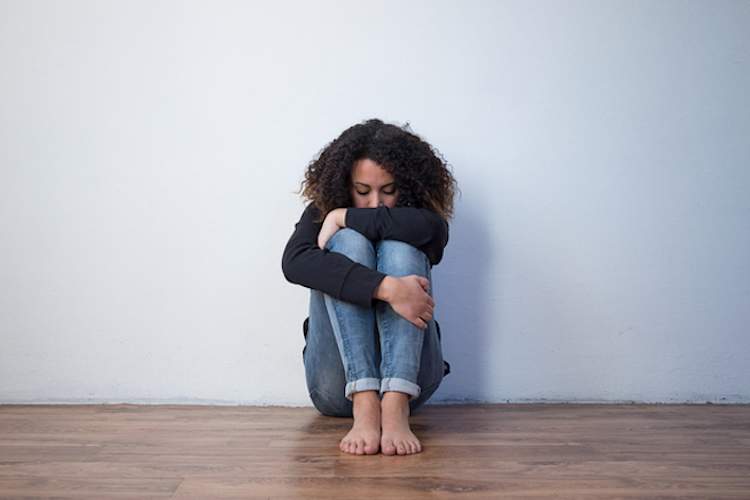 Girl in pain