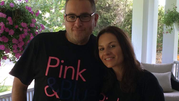 Alan Blassberg with singer/songwriter and producer Kara DioGuardi