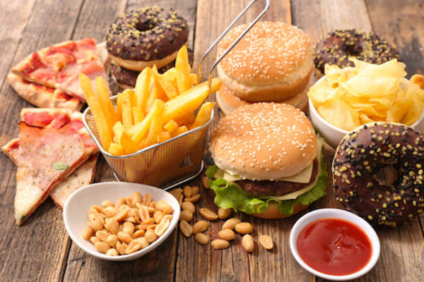 assorted junk food