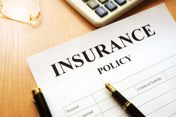 Insurance policy paperwork.