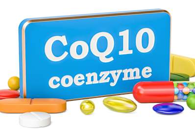 CoQ10 coenzyme supplements.
