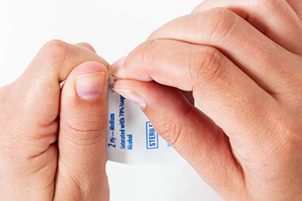 Alcohol wipes.