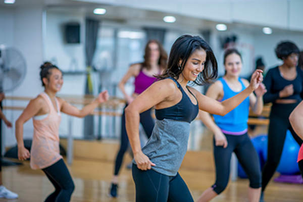 Zumba class.