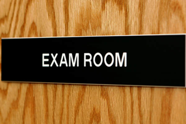 Doctor exam room.