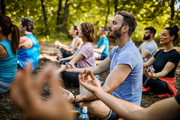 Meditation class.