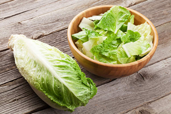 Romaine lettuce.