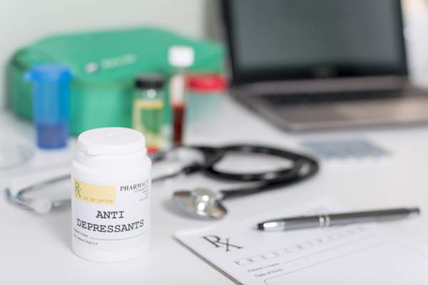 Generic antidepressant prescription.