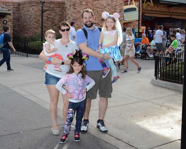 Katrina with family, Disney World.