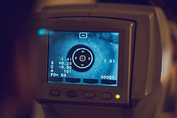 Digital eye exam.