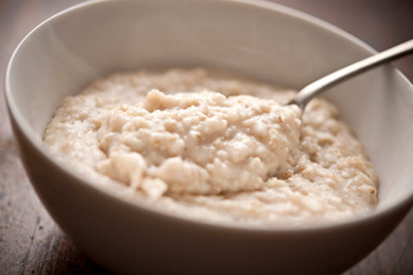 Bowl of oatmeal.