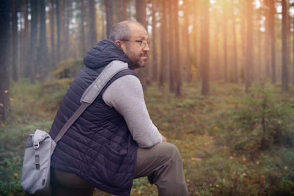 Self reflection, changing image of himself concept, prostate problems, dealing with fear and grief.