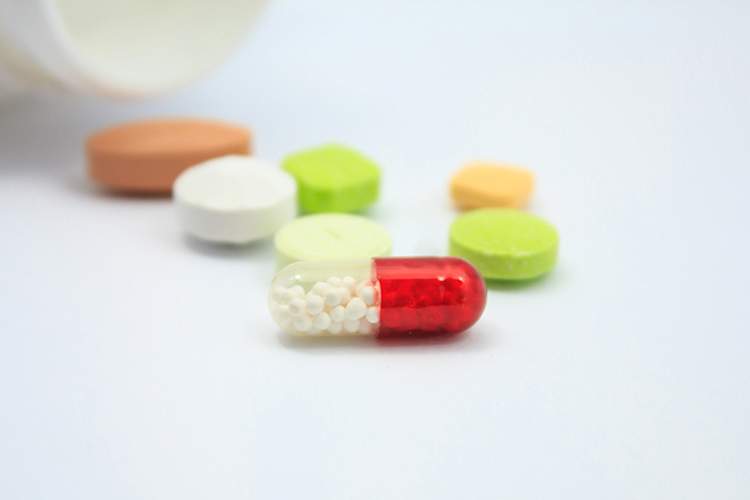 Pills and capsules, medication.
