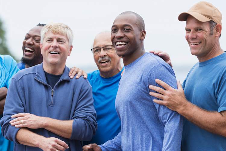 Diverse group of men.