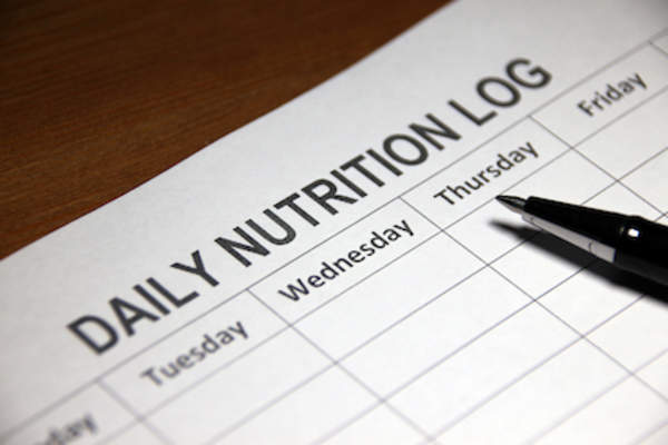 Daily nutrition log, making it a daily habit concept.