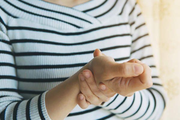 Wrist pain.