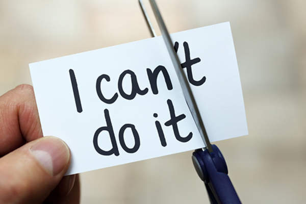 think positive concept image