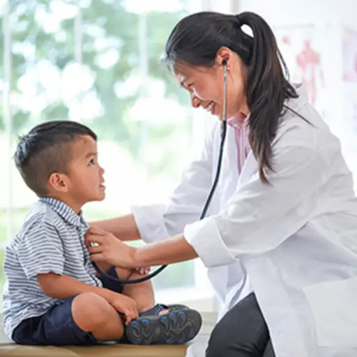 Cute Little Boy at the Doctors